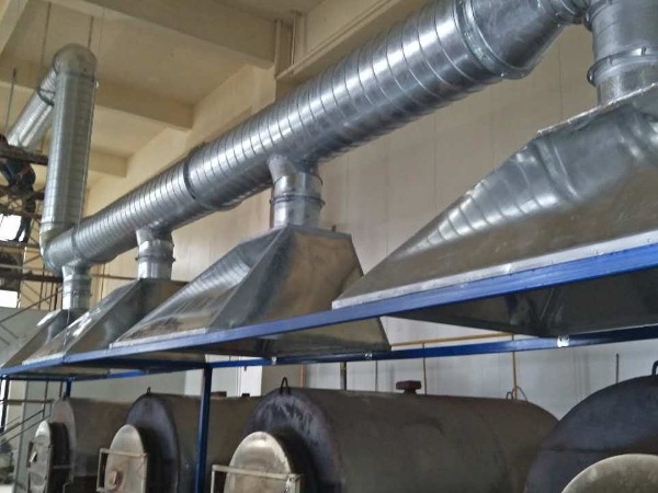 除塵風(fēng)管、建筑通風(fēng)管道安裝和布置